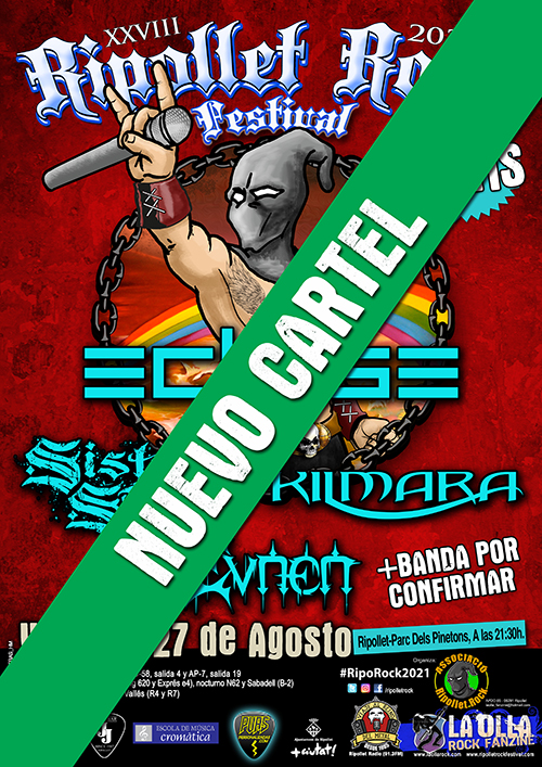 Ripollet Rock Festival 2021 - Nuevo Cartel